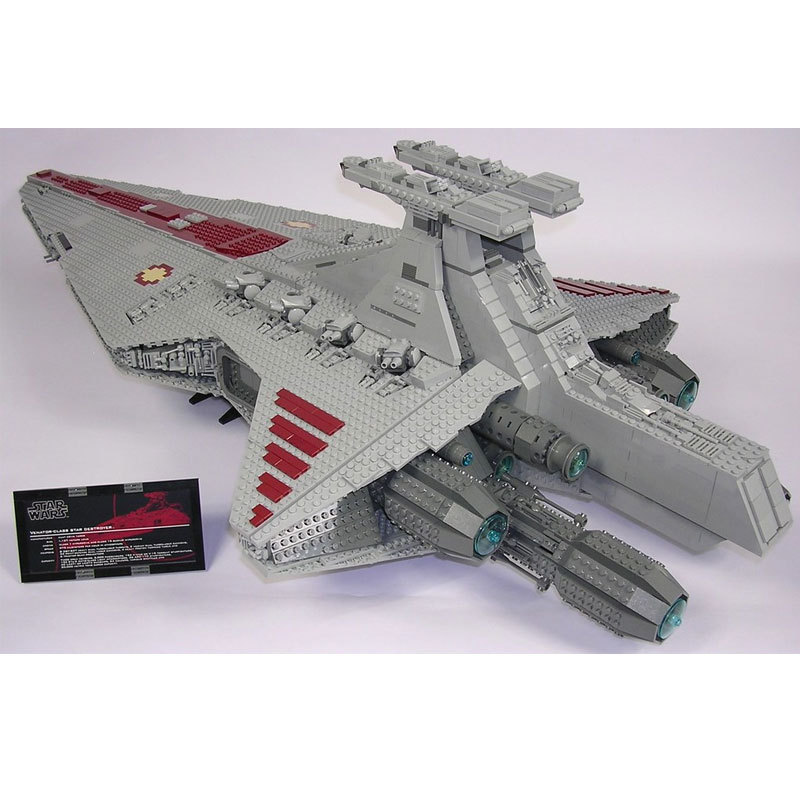 MOC-0694 Star Plan Venator-class Republic Attack Cruiser Building Blocks 6685pcs Bricks Toys For Gift Model Sets 05077