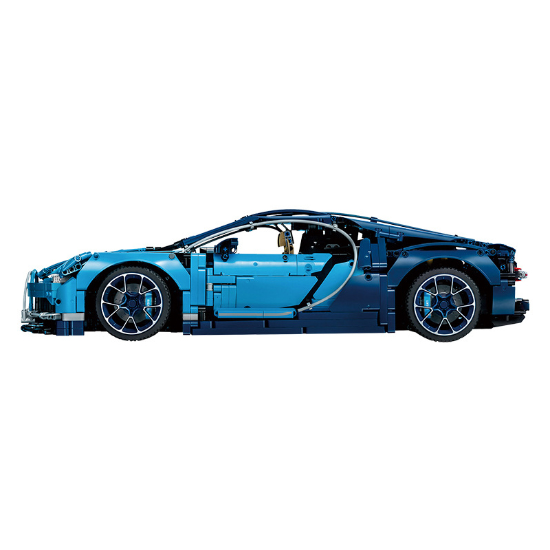 Technical Racing Car Bugattied Chiron 1:8 Model Static Building Blocks 90056 42083 20086