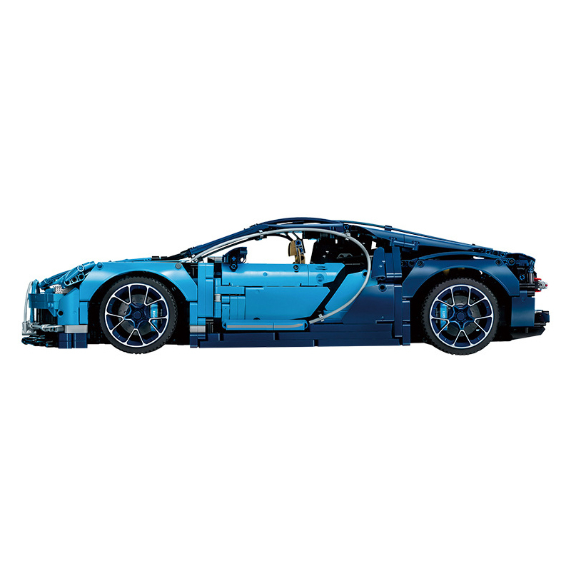 Technical Racing Car Bugattied Chiron 1:8 Model Static Building Blocks 90056 42083 20086