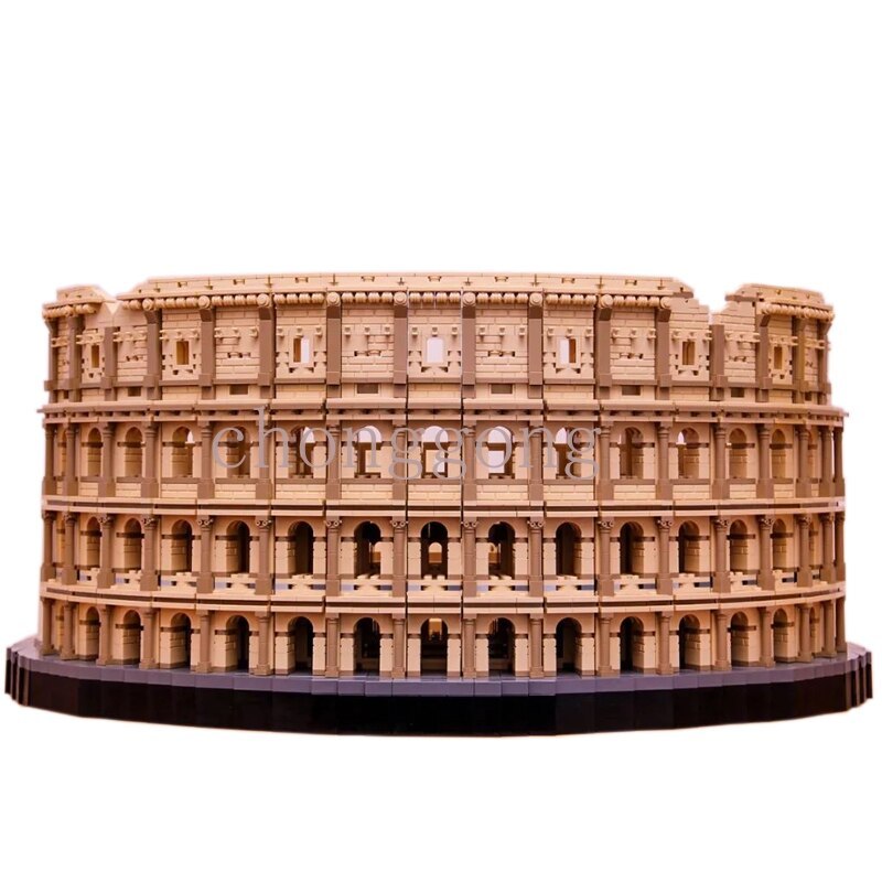 New 9036Pcs Architecture City The Italy Roman Colosseum Model Fit 10276 Building Blocks Bricks Toys Children Kid birthday gifts