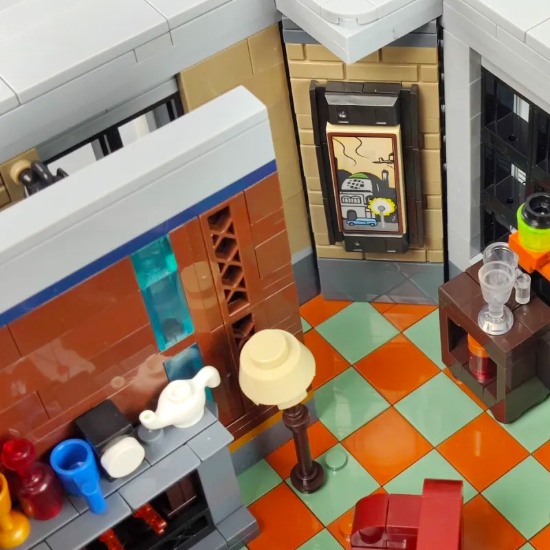 PANLOS 613001 MOC-30628  Doctor  Sanctorum Sanctum Showdown with Led 6564Pcs Building Blocks