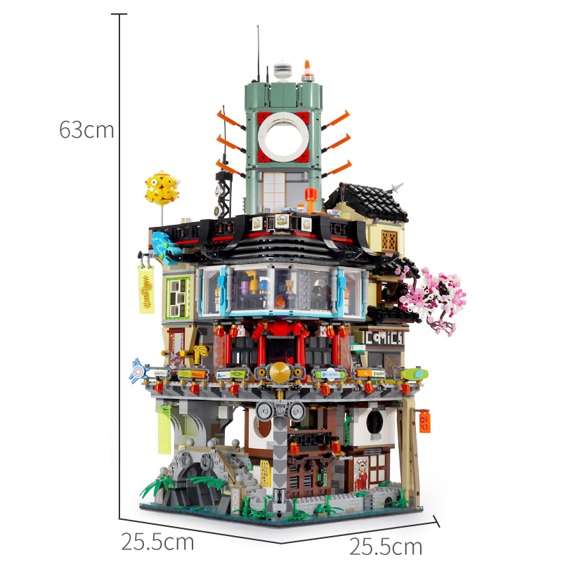 Phantom Ninja City Movie Series Building Blocks Bricks Amusing 70620 06066