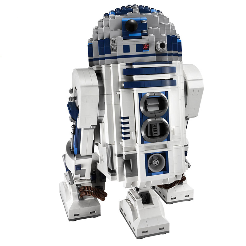 2137pcsStar Series Wars 10225 The R2 Robot Set D2 Out of Print  LepiningBuilding Blocks Toyswars Birthday Christmas Gifts