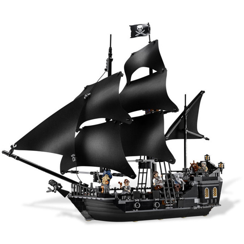 804pcs The Black Pearl City Assemble Building Blocks 16006 4184