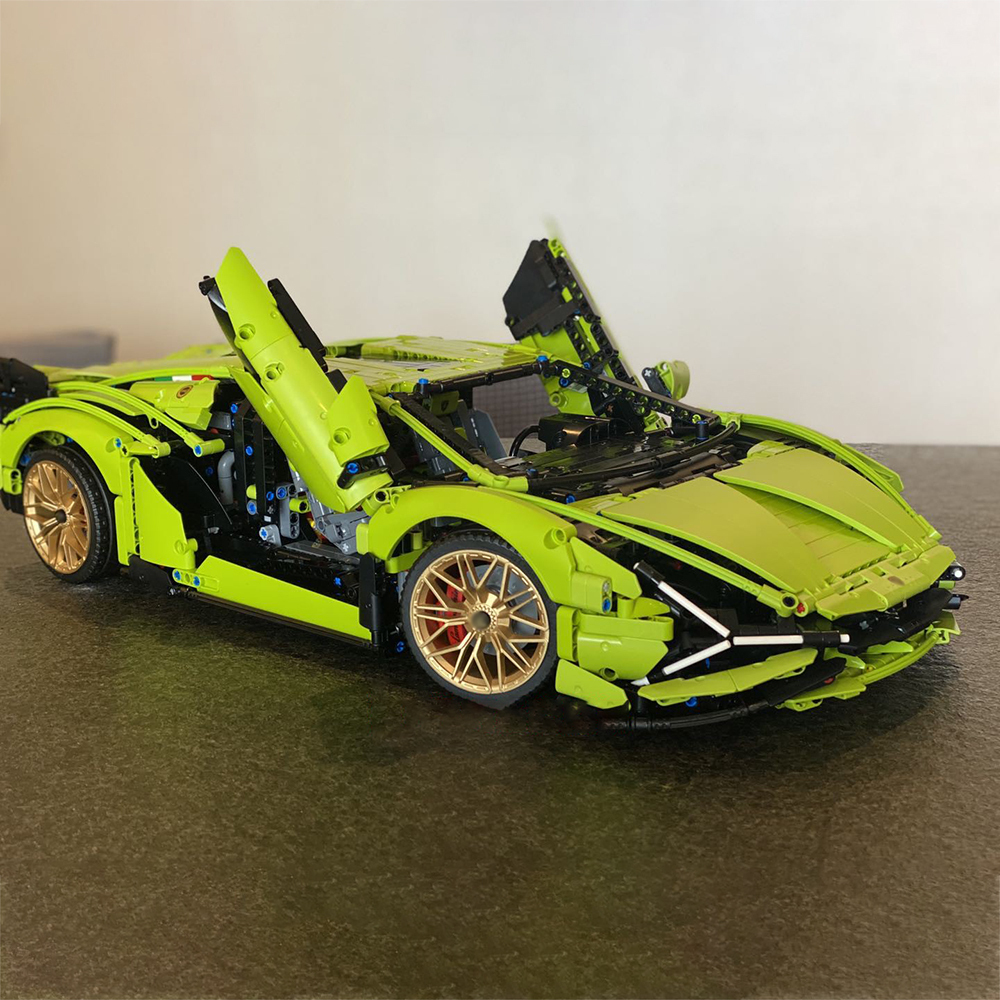 3696pcs Technical Lambo Sian Building Blocks Compatible 42115 MOC Bricks Model Project for Adults Sports Car Toys for Boys Gifts