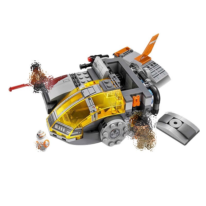 05125 Star Series Wars The Resistance Transportation Pod Building Block 75176