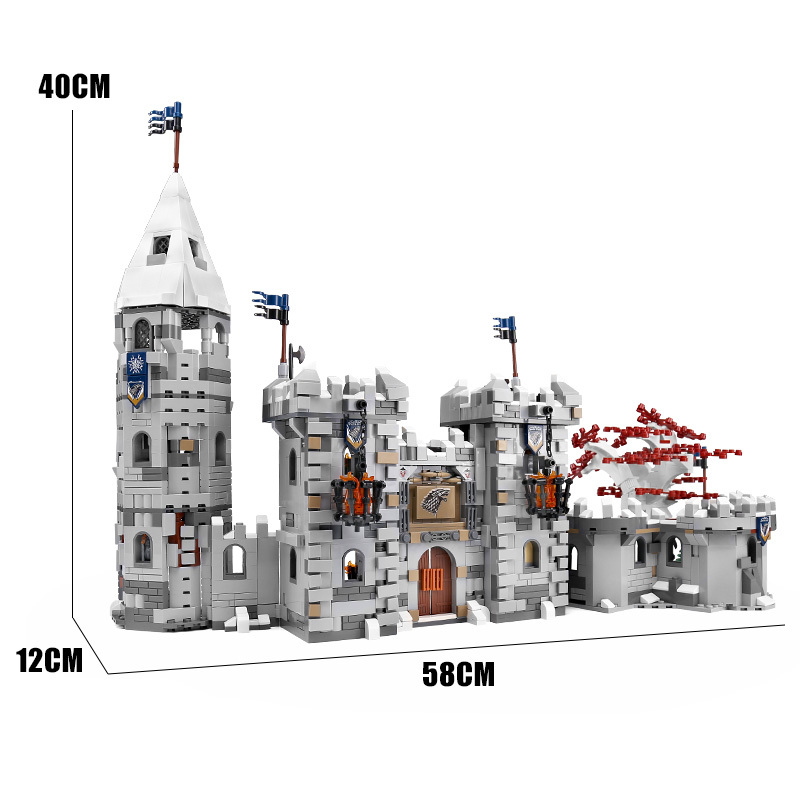 K101 Movie Toys Series The MOC Winterfell Castle Model Building Blocks