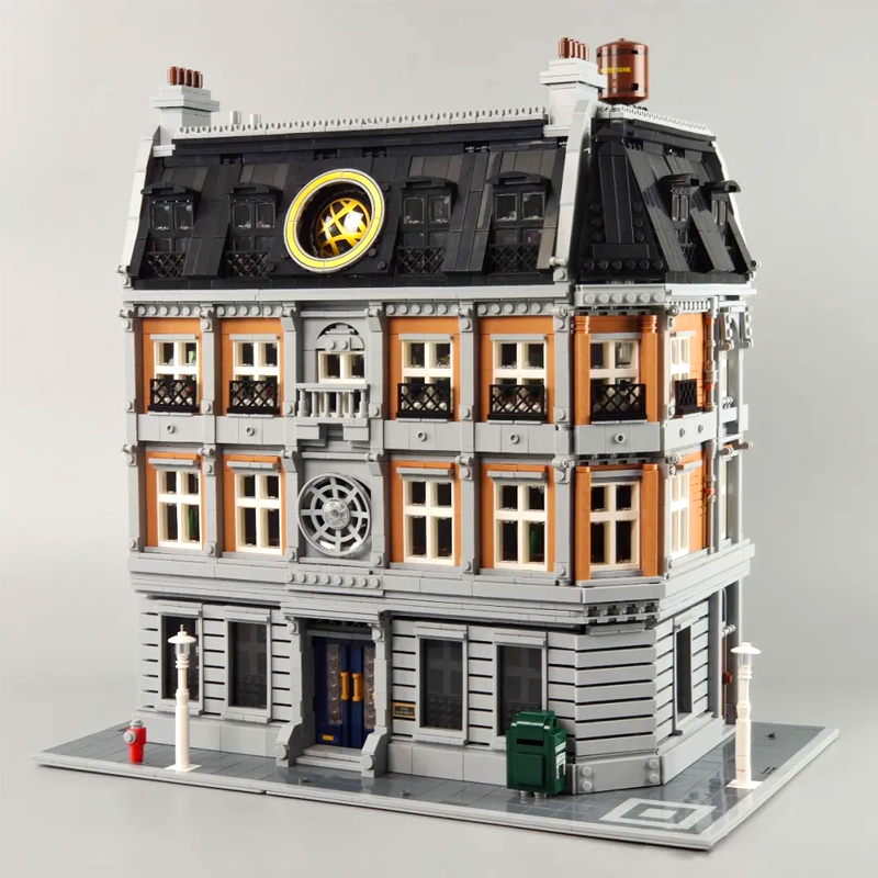 PANLOS 613001 MOC-30628  Doctor  Sanctorum Sanctum Showdown with Led 6564Pcs Building Blocks