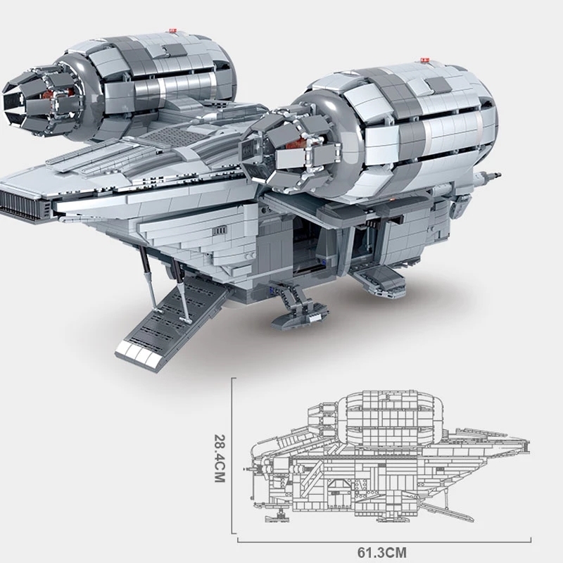 MOC 032002 60017 75292 Star Toys Wars The UCS Razor Crest 4453+pcs Building Blocks