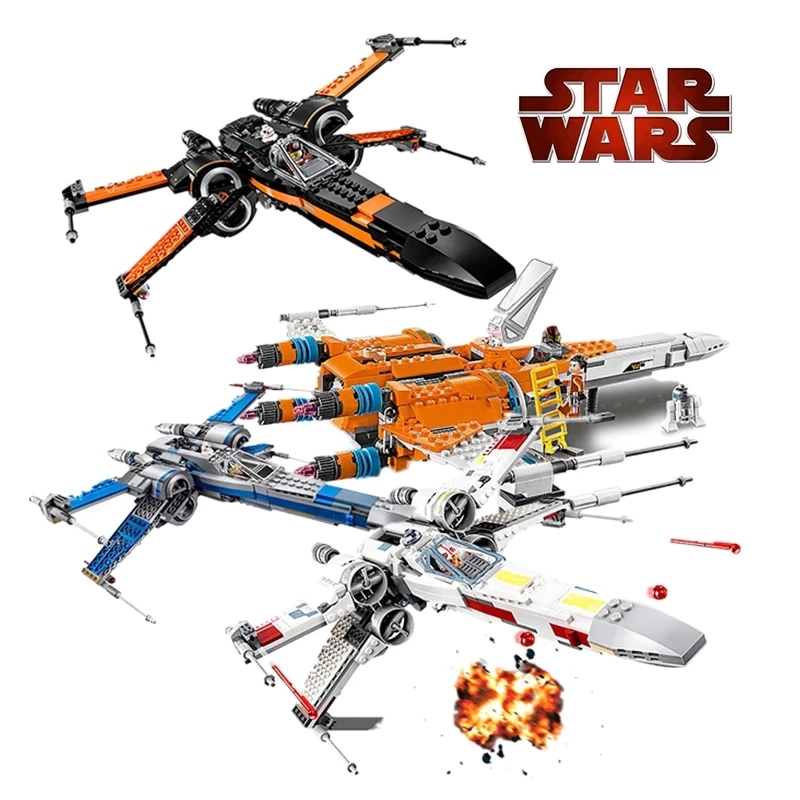 X Wing 05004 Star The First X Wing Fighter wars building Blocks Bricks 75102