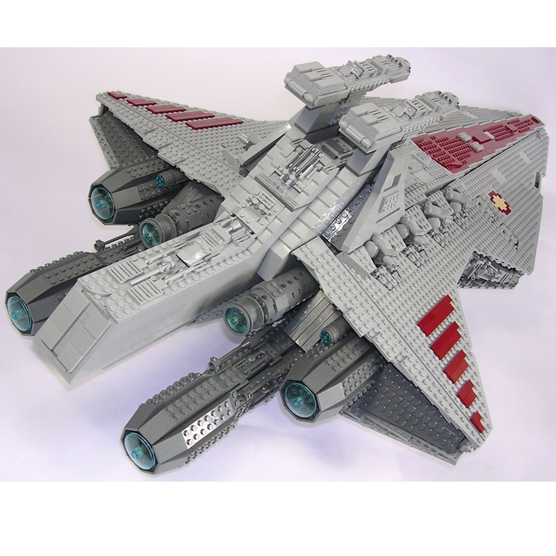 MOC-0694 Star Plan Venator-class Republic Attack Cruiser Building Blocks 6685pcs Bricks Toys For Gift Model Sets 05077