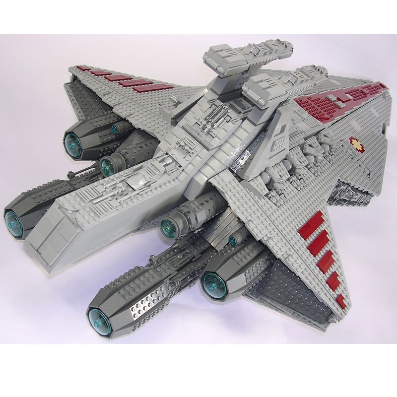 MOC-0694 Star Plan Venator-class Republic Attack Cruiser Building Blocks 6685pcs Bricks Toys For Gift Model Sets 05077