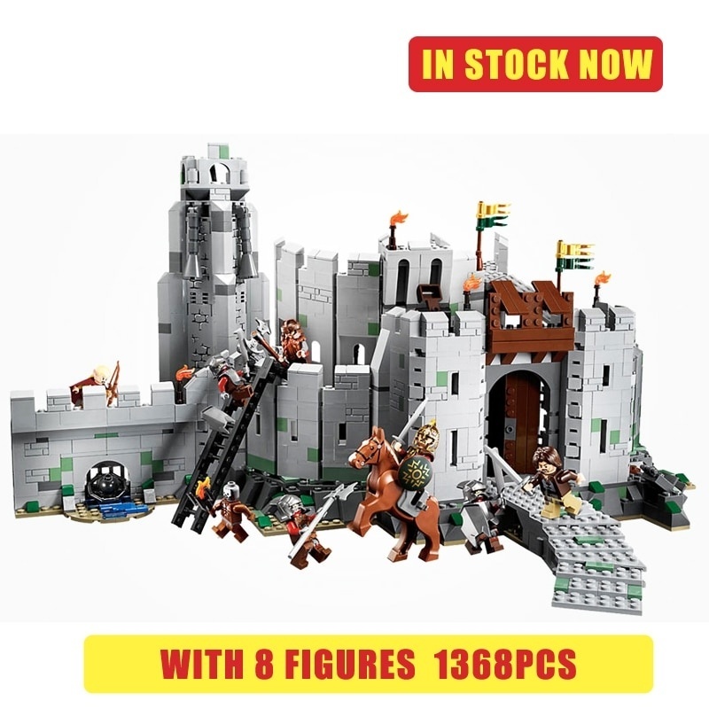 Movie Lord of The Rings 16013 The Battle of Helm Deep Figures Model Building Blocks Bricks Kids Toys Compatible 9474