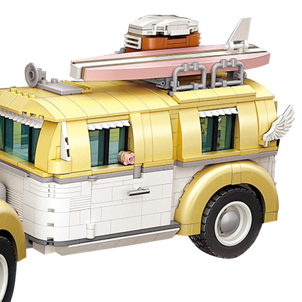 LOZ 1130 2228pcs Mini Blocks Kids Building Adult Station Wagon