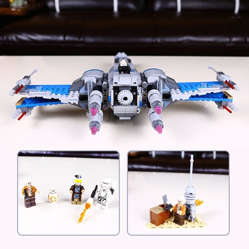 740PCS 05029 05004 Rebel X-wing fighter Building blocks75149 75102
