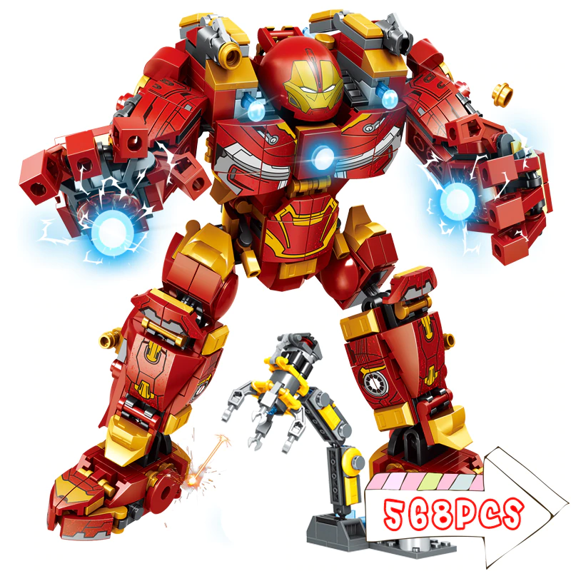 IRON Hulkbuster War Machine Building Blocks Avenger Infinity War Superheroes 76015