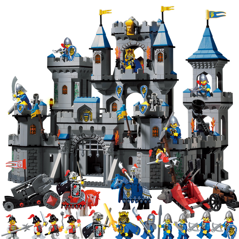 1023 Lion king Castle Knights bricks DIY Military war Building Blocks