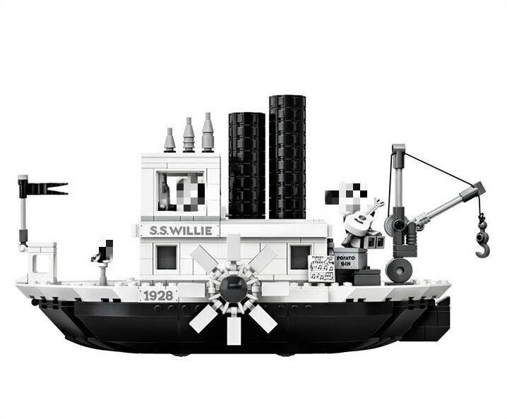 21317 Steamboat Willie Steam Boat Mouse 16062 Building blocks 11396