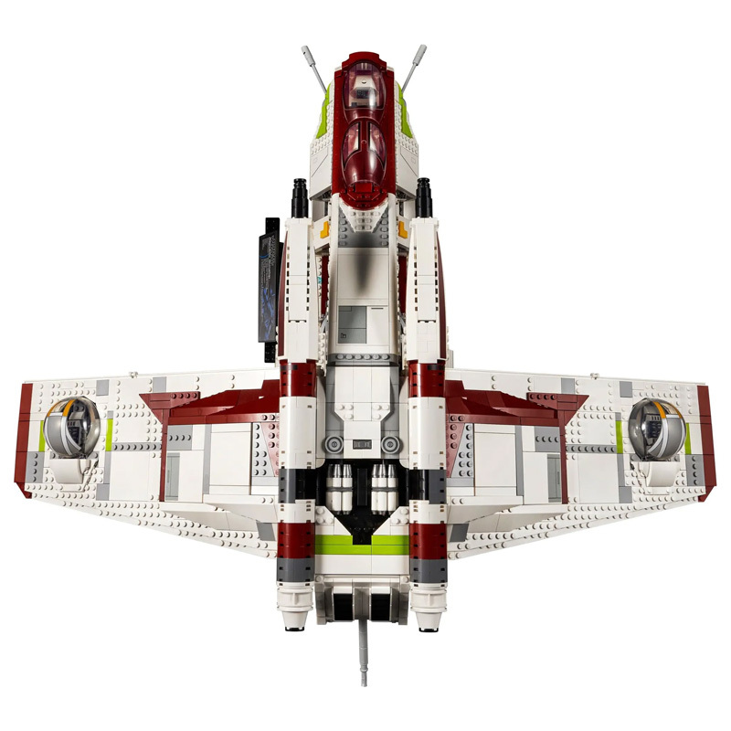 3292PCS Star Plan Attack Republic Gunship Building Blocks Bricks 75309 Transport  Spacecraft 80666