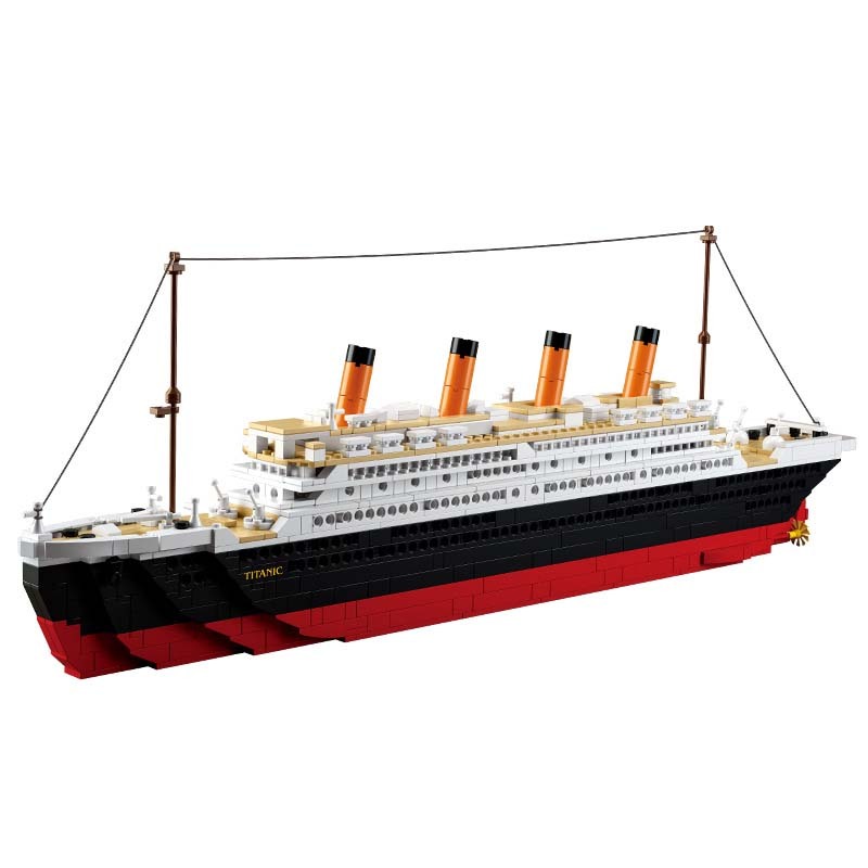 Titanic RMS Cruise Boat Ship City Model Building Kits 3D Blocks 0577