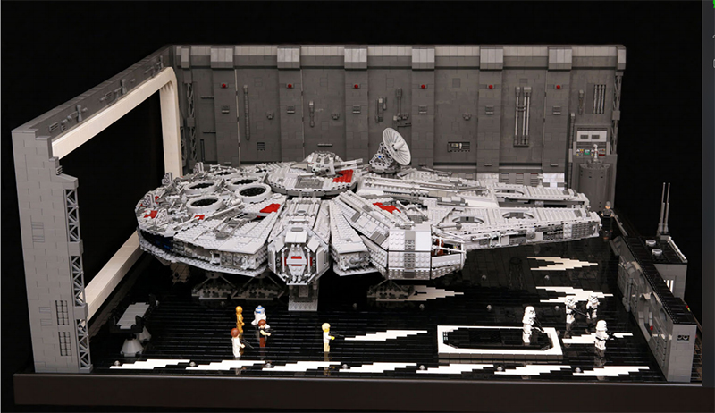 Moc Docking Bay 327 For 05132 8000+PCS UCS Falcon Ultimate  Model Building Block