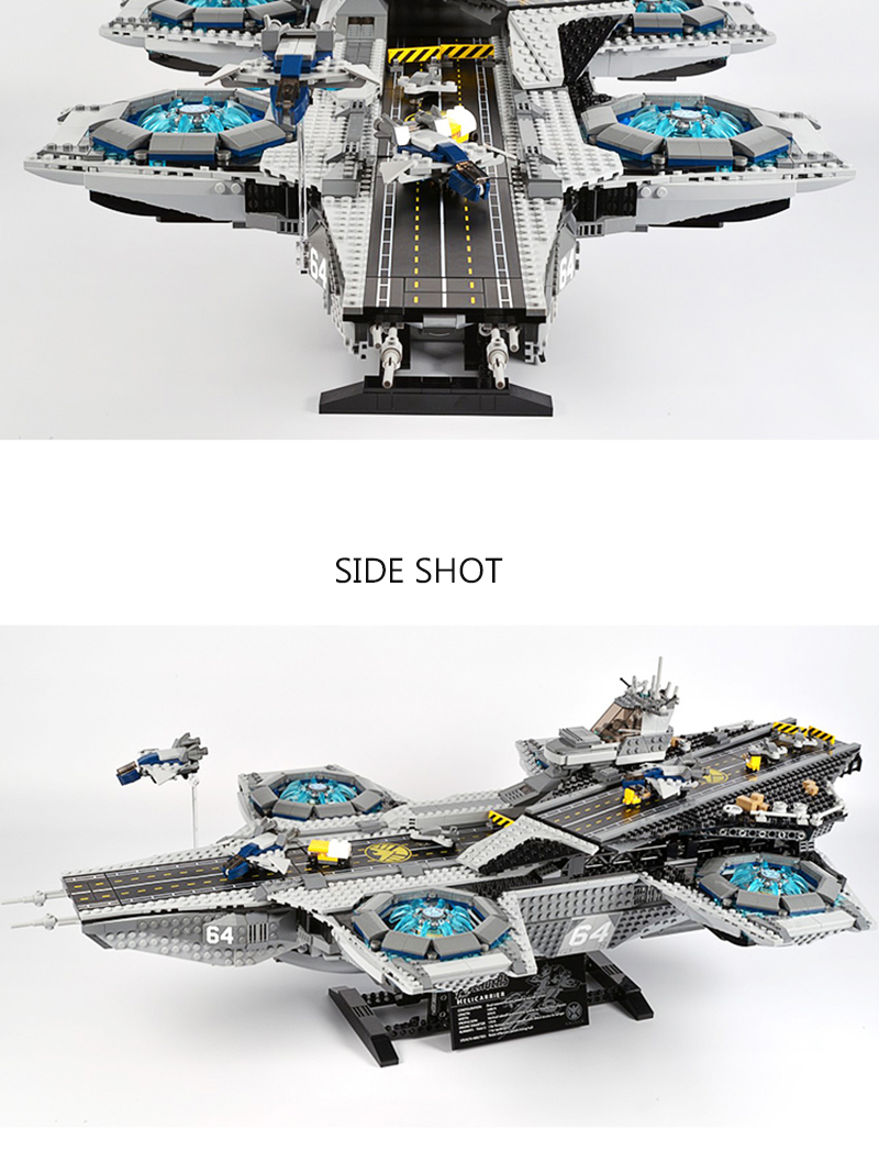 3057PCS The Shield Helicarrier 87025 Building Blocks Bricks 07043 76042