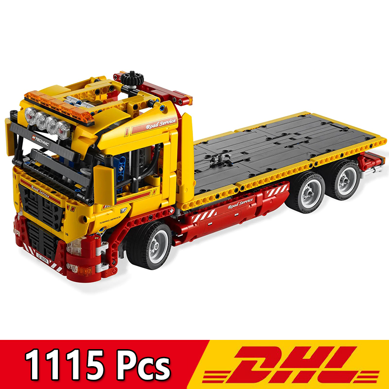 Flatbed Truck Building Blocks With Motor Set 8109 20021 18109