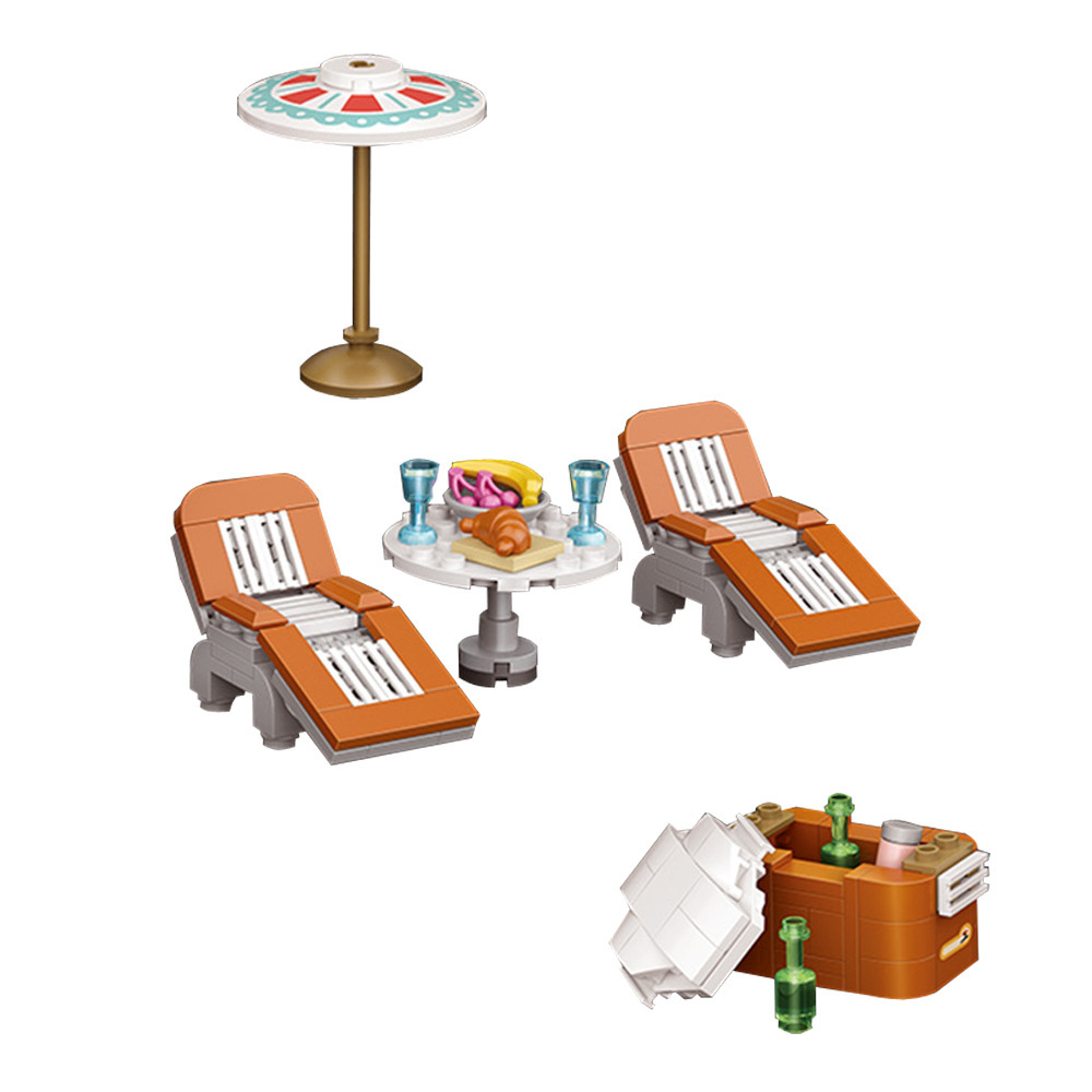 LOZ 1130 2228pcs Mini Blocks Kids Building Adult Station Wagon