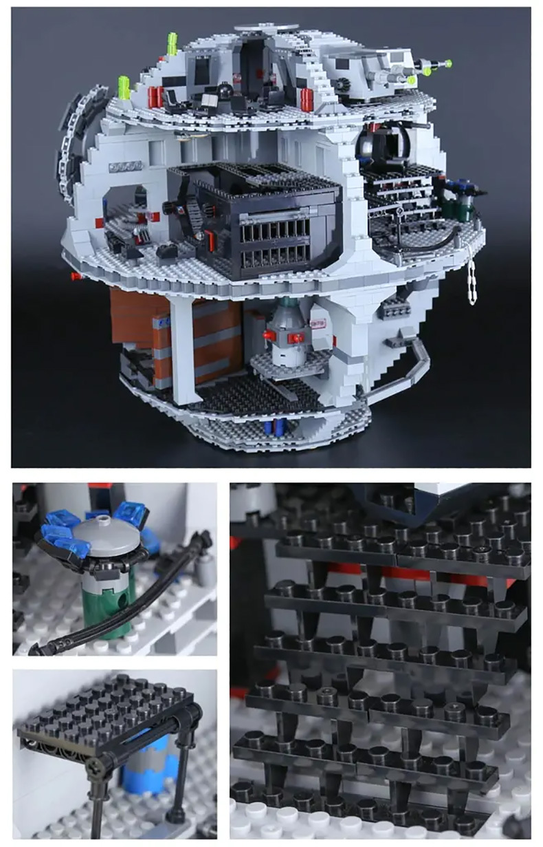 With 25 MINI Figures DS-1 Platform Death Star Plan Great Ultimate Weapon 19013 Building Blocks Bricks Toy Gift Compatible 75159