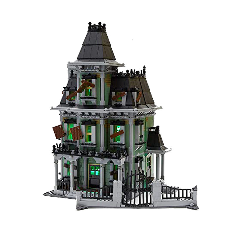 80011 10228 16007 Beast Fighter Haunted House Building Brick 2064PcS