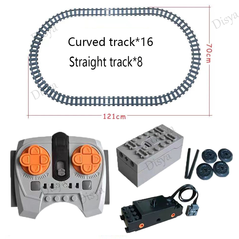 91006 1234Pcs Expert Ultimate Series Train Building Blocks APP RC train power pack train track 10219
