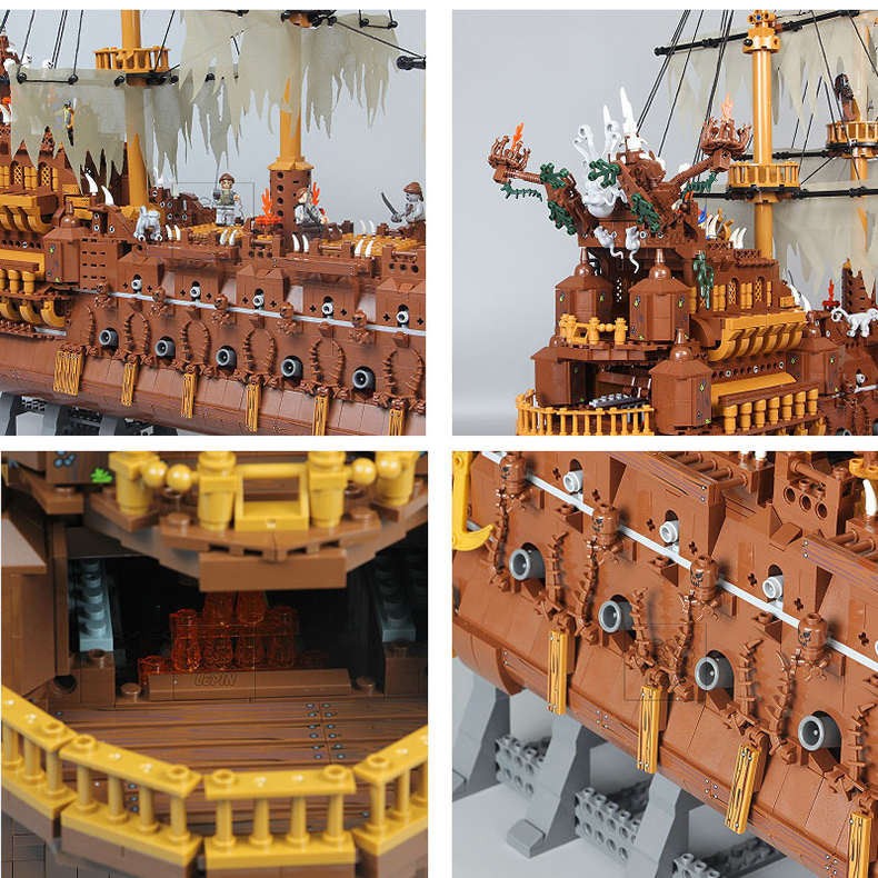 16016 Flying Dutchman Netherlands Ship Set Creator Pirates of The Caribbean Boat