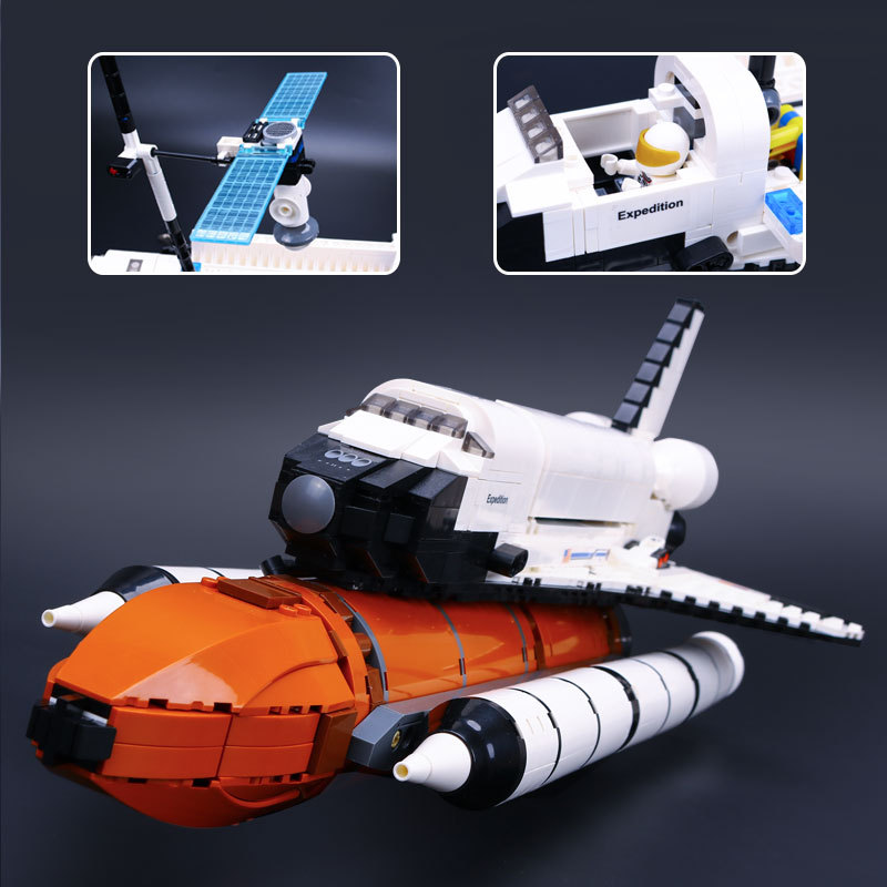 16014 Space Shuttle Expedition Model Building Blocks Bricks 10231 10213 83014