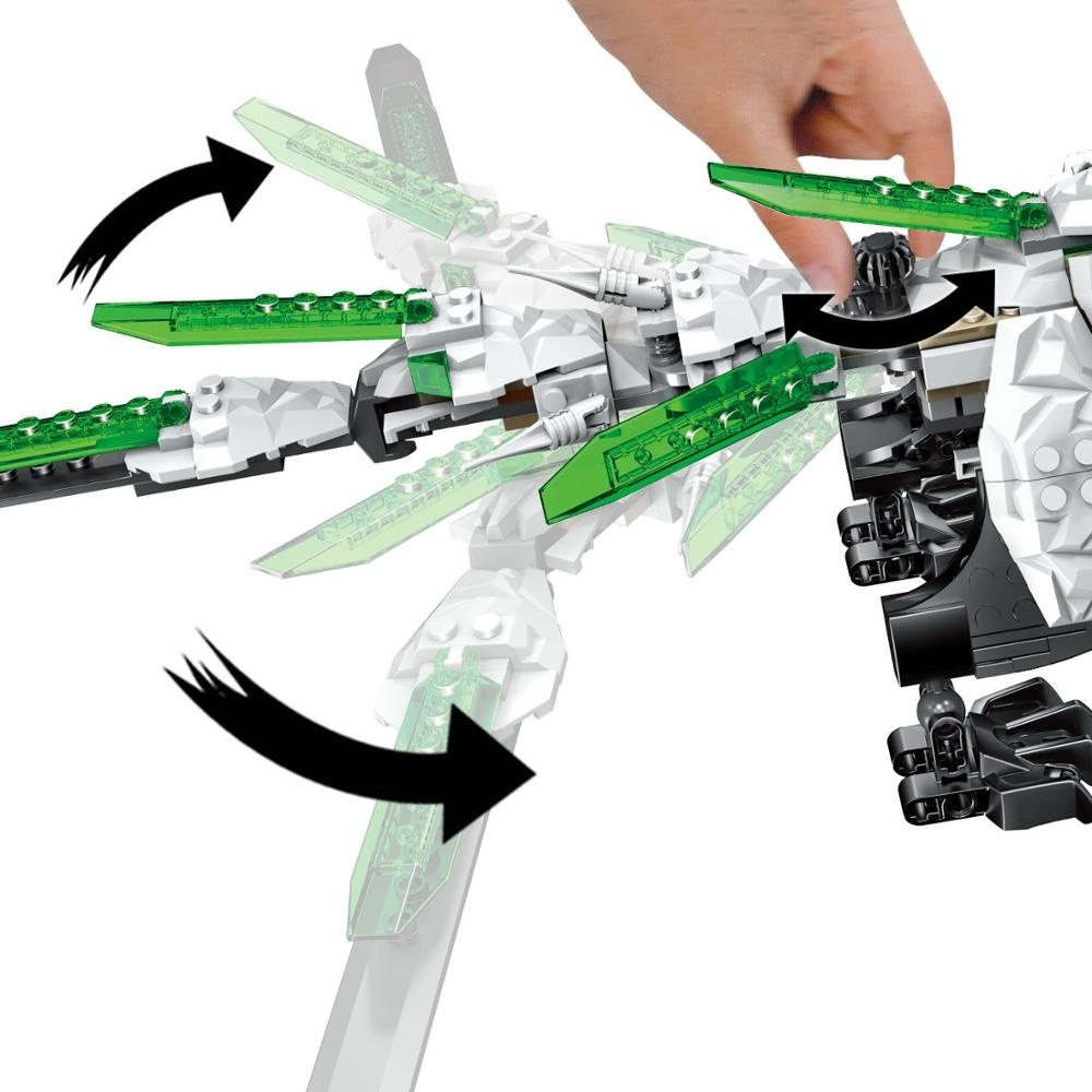 1100pcs Ninjagoed Building Blocks  Model  06099 Ninja Mirage Ultimate Dragon 70679