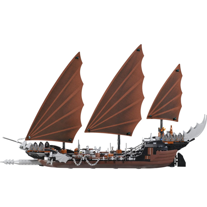 Pirate Ship Ambush Building Blocks Bricks Boat 79008 16018 80035
