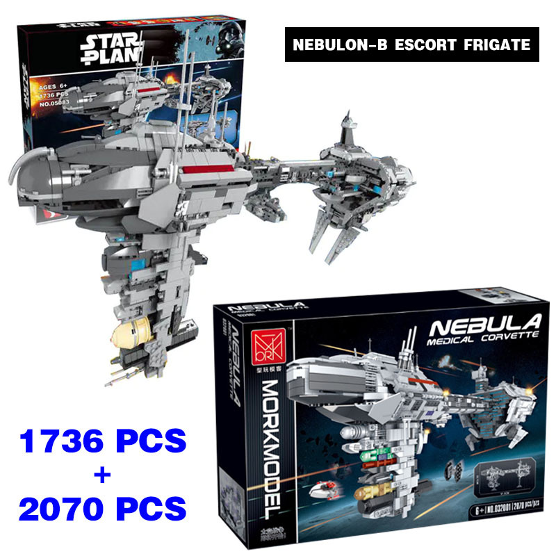 Star Plan Ship Nebulon Model B Escort Medical Frigate Corvette Building Blocks 05083