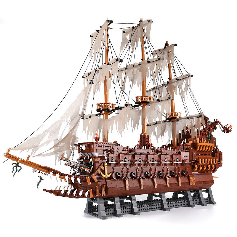 16016 Flying Dutchman Netherlands Ship Set Creator Pirates of The Caribbean Boat