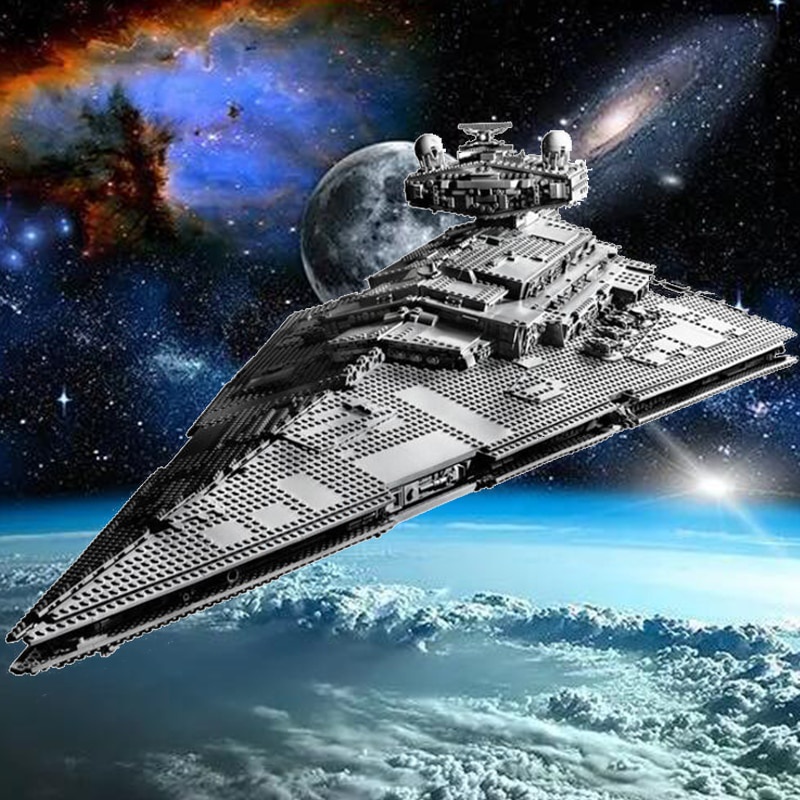 UCS Imperial Star Destroyer Compatible 75252 Building Blocks Bricks Toy Super Great Ultimate Weapon Spacecraft Christmas Gift