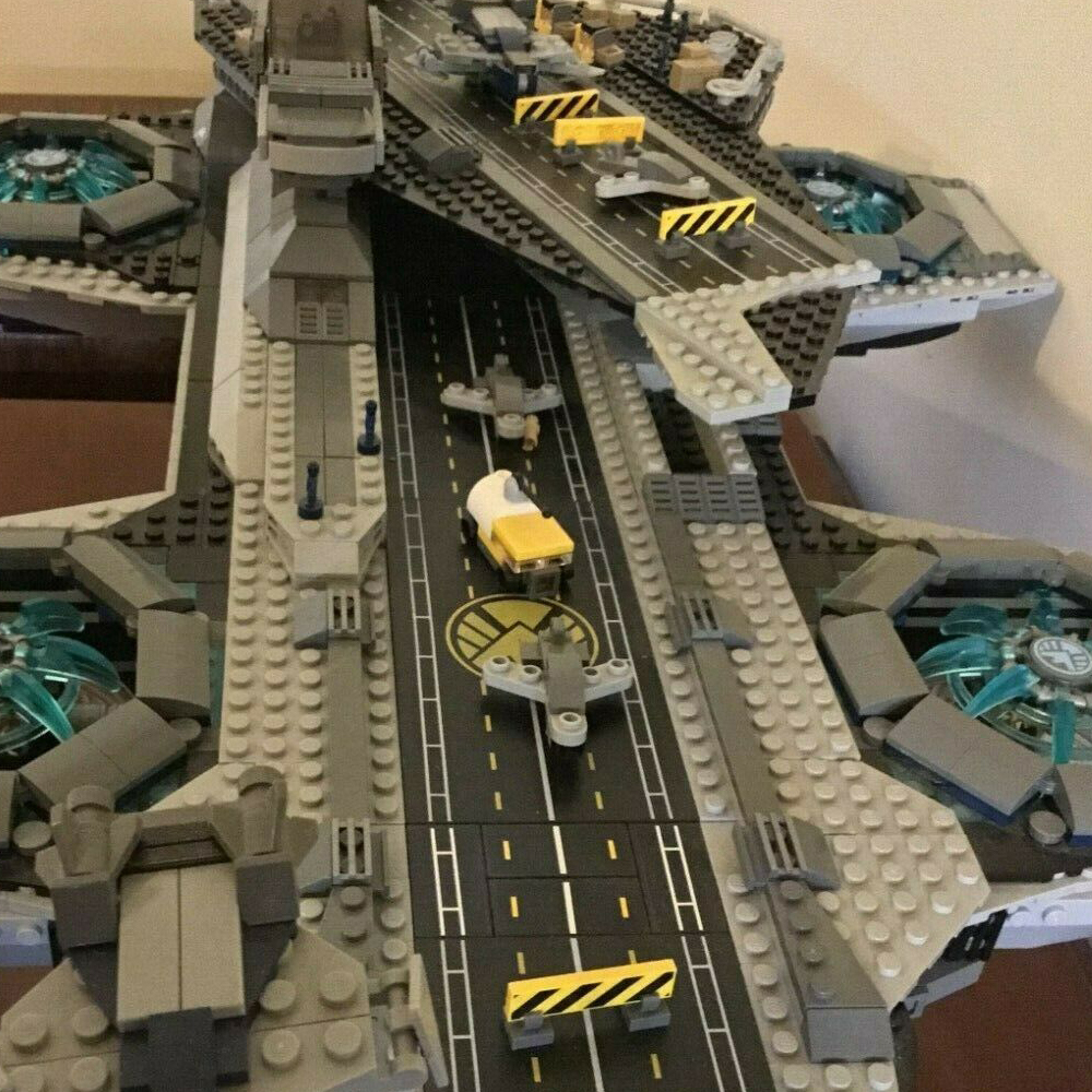 Model Moc Modular Building Blocks Helicarrier Action Figures 76042 87025 07043