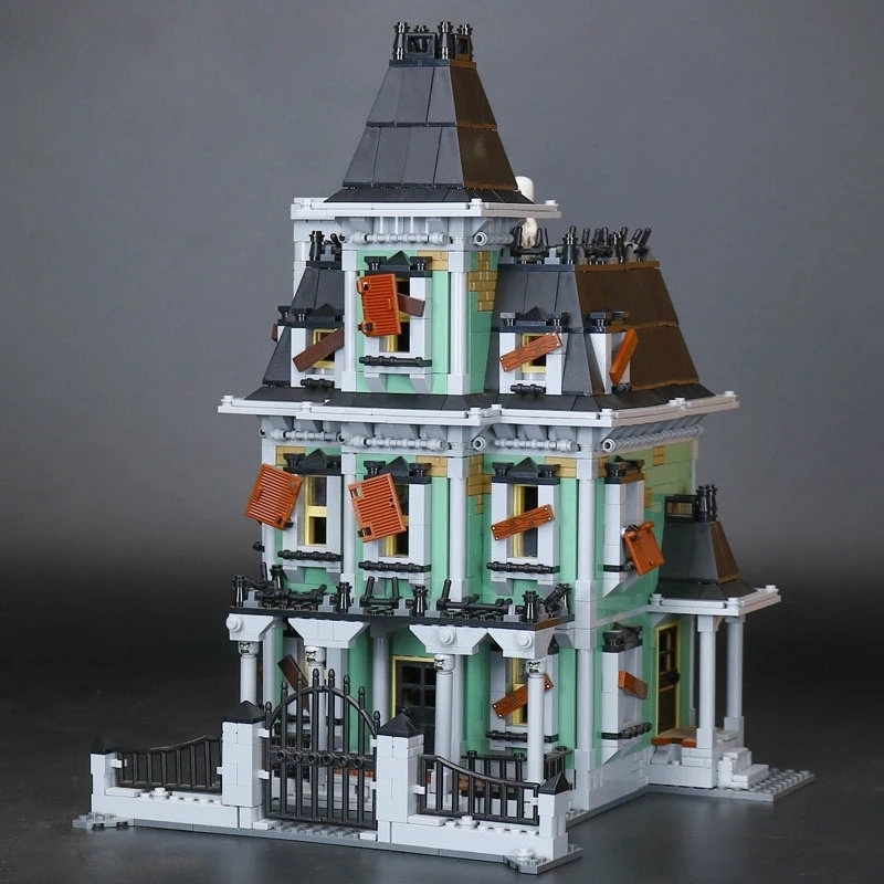 80011 10228 16007 Beast Fighter Haunted House Building Brick 2064PcS