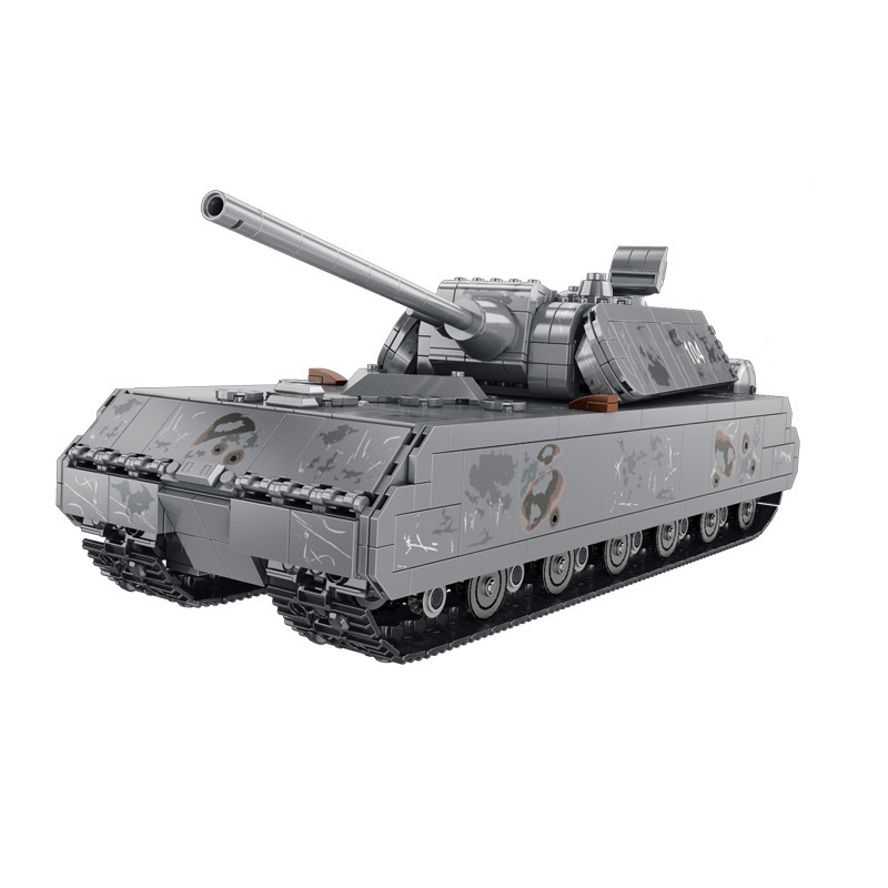 628009 German Panzer VIII Maus Military No. 8 Mouse Type Heavy Tank SWAT Model 2127PCS Building Blocks