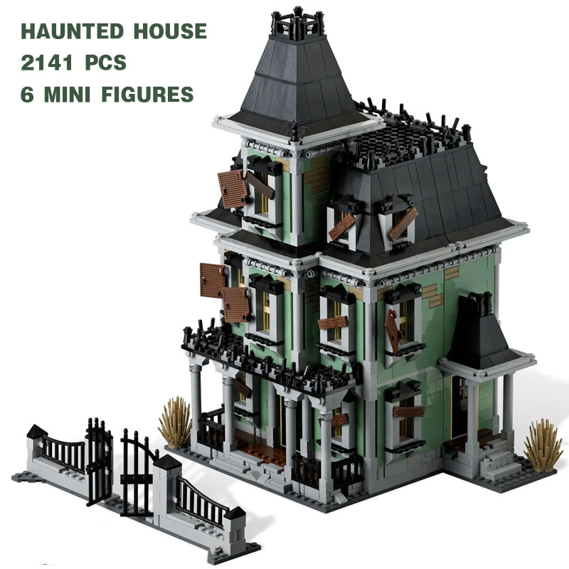 80011 10228 16007 Beast Fighter Haunted House Building Brick 2064PcS
