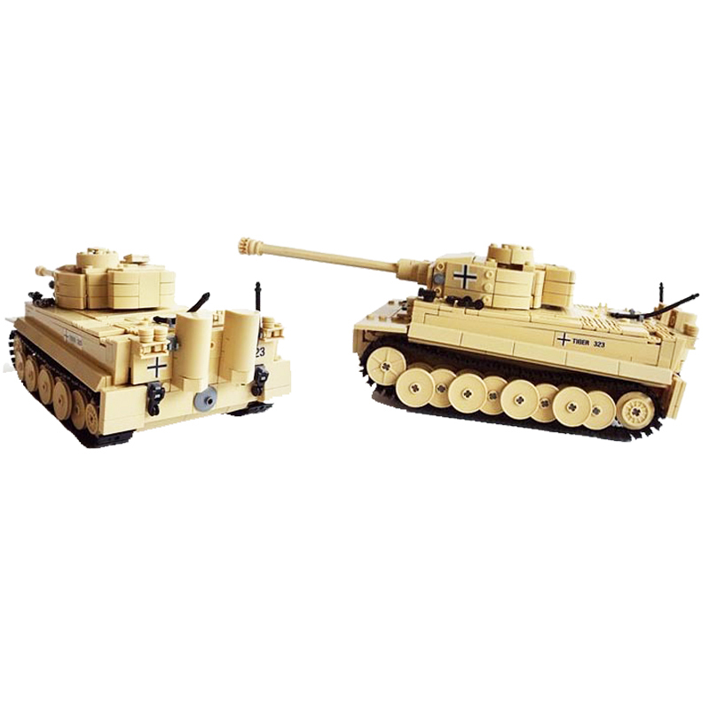 New World War II 2 Military Army Germany Panzer Tiger Tank Vehicle Battle Building 82011