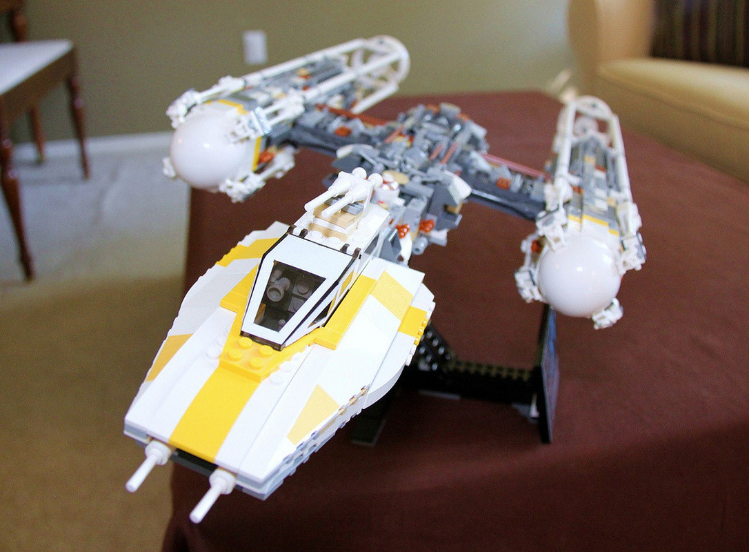 Y Wing Starfighter Lepining  Wars Space Fighters Building Block Model Compatible 05040 Toys Universe Figures Christmas Gifts