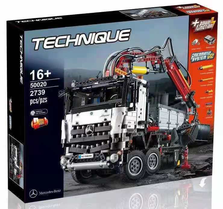 20005 technic series The Arocs 3245 Truck Car Model Building Block 42043 90005 180097