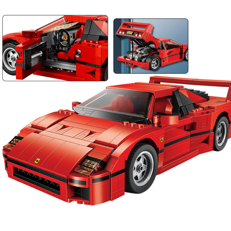 1157pcs ing Technical Series F40 Sports Car Building Blocks 21004 1024