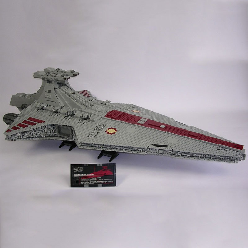 MOC-0694 Star Plan Venator-class Republic Attack Cruiser Building Blocks 6685pcs Bricks Toys For Gift Model Sets 05077