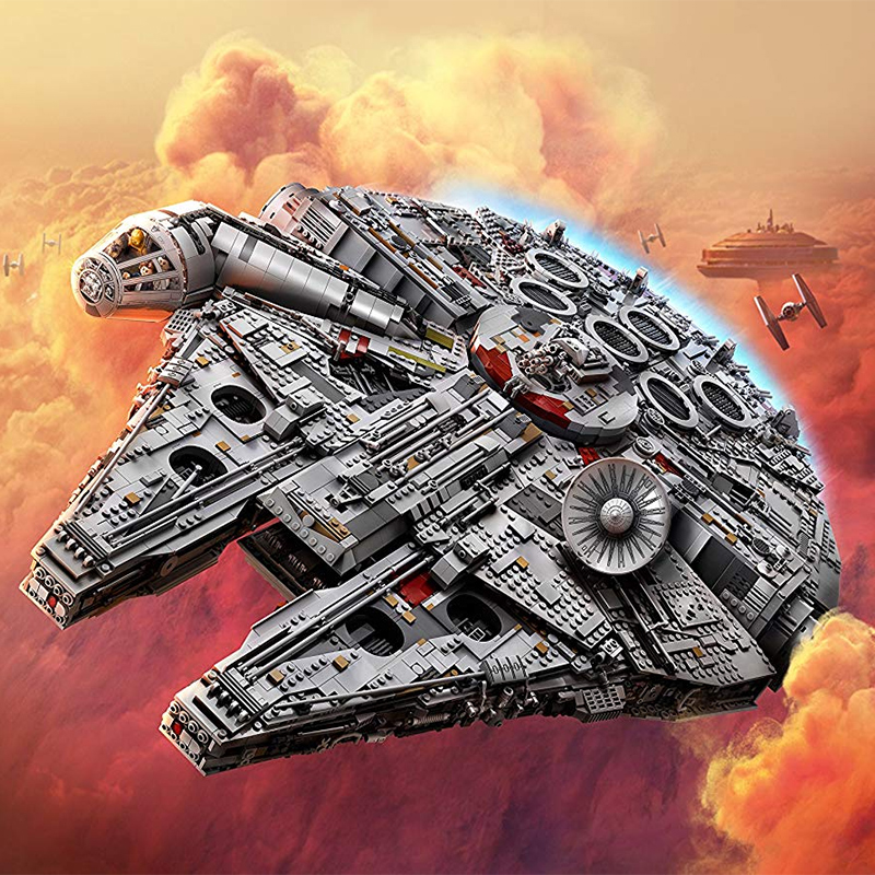 Star Plan Destroyer 05132 75192 Millennium Falcon Building Blocks  8445PC