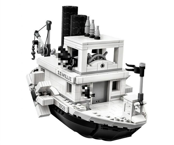 21317 Steamboat Willie Steam Boat Mouse 16062 Building blocks 11396