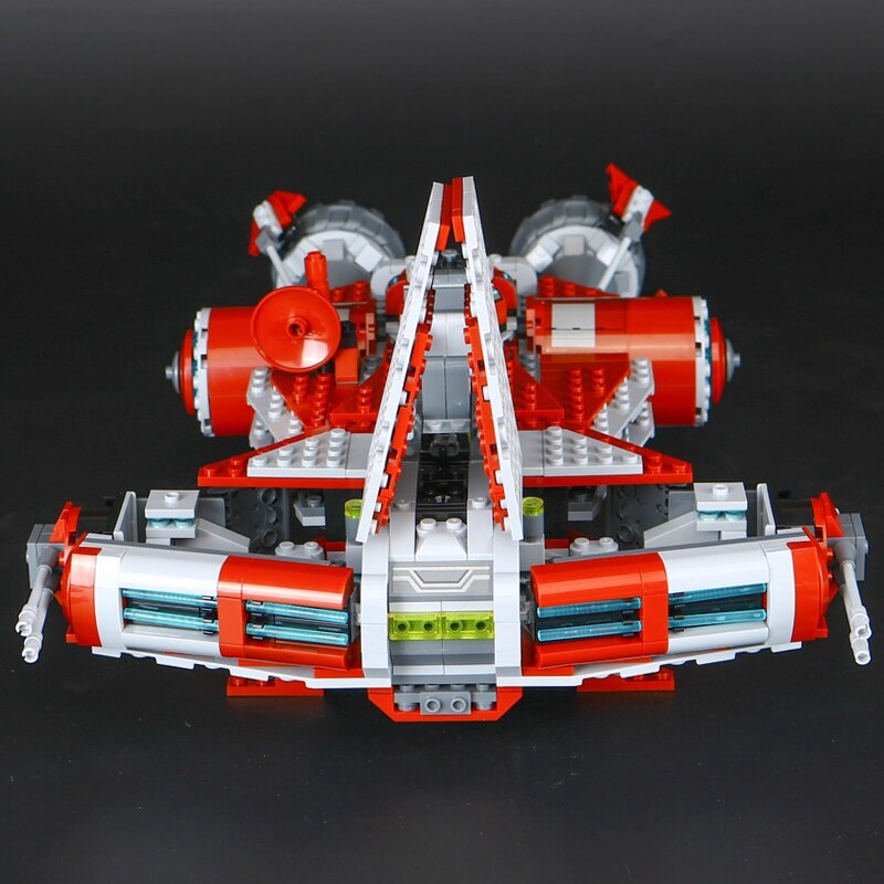 05085 Star Plan Toys War Series The 75025 Defender Class Cruiser Set Building Blocks